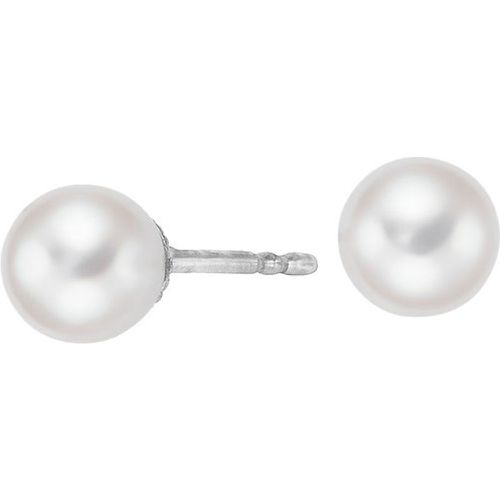 Boucles d'oreilles à fermoir à poussette 87543404 585 , Palladium - Christ - Modalova