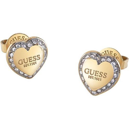 Boucles d'oreilles à fermoir à poussette JUBE01427JWYGT/U Acier inoxydable - Guess - Modalova