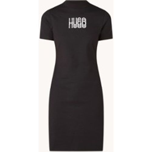 Mini robe T-shirt avec bordure logo - Hugo Boss - Modalova