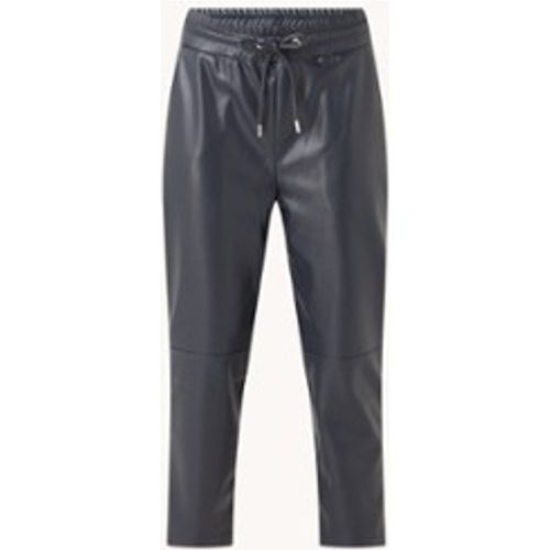 Pantalon de survêtement raccourci taille haute coupe fuselée en cuir végétalien - Smith & Soul - Modalova