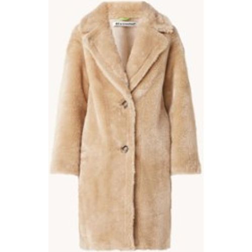 Manteau en fausse fourrure avec poches latérales - Beaumont - Modalova