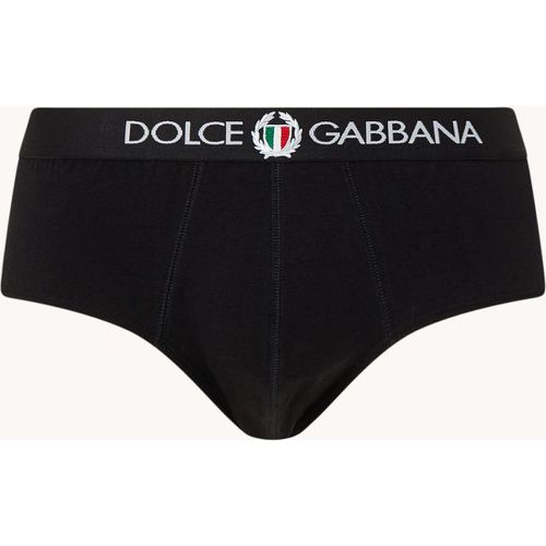 Culotte avec bande à logo - Dolce & Gabbana - Modalova