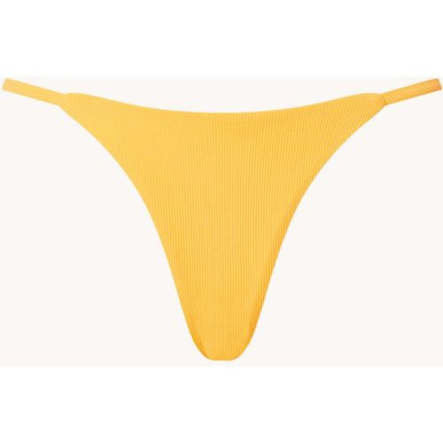 Culotte de bikini à string réversible Sunflower avec structure côtelée - Maaji - Modalova