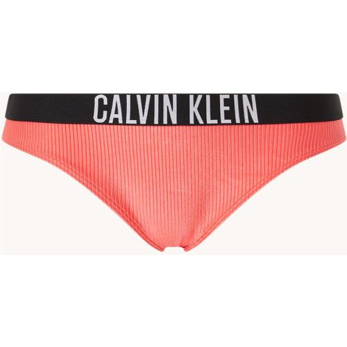 Culotte de bikini Intense Power avec bande logo et structure - Calvin Klein - Modalova