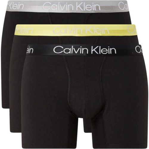 Boxer Modern Structure avec logo en pack de 3 - Calvin Klein - Modalova