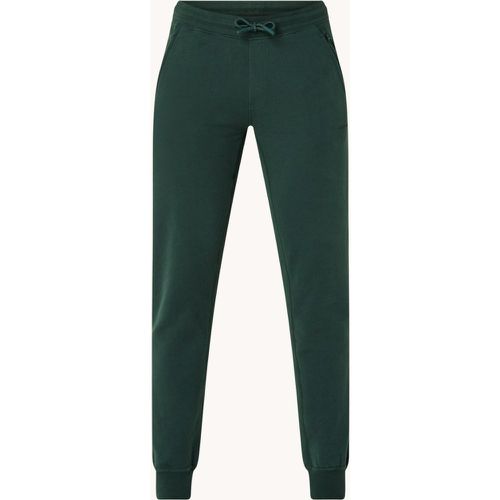 Pantalon de jogging coupe slim en coton biologique avec poches zippées - Airforce - Modalova