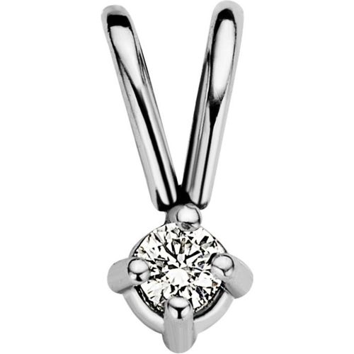 Pendentif en solitaire brillant croissant, diamant de 0,03 ct. Brillant croissant - Diamond Point - Modalova