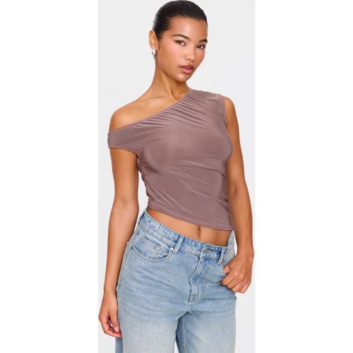 Top long moulant asymétrique - PrettyLittleThing - Modalova