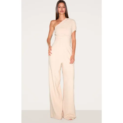 Combinaison large asymétrique froncée - PrettyLittleThing - Modalova