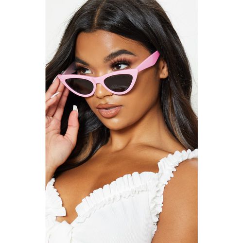 Lunettes de soleil oeil de chat rétro - PrettyLittleThing - Modalova