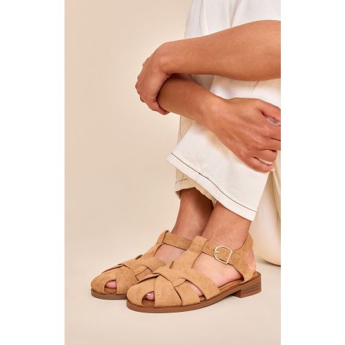 Sandales Cage en Suédine - PrettyLittleThing - Modalova
