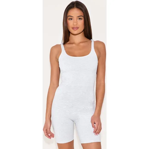 Combishort moulant en Sculpt à bretelles et dos échancré - PrettyLittleThing - Modalova