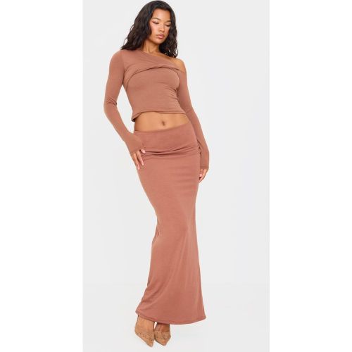 Jupe longue en jersey à double contours - PrettyLittleThing - Modalova
