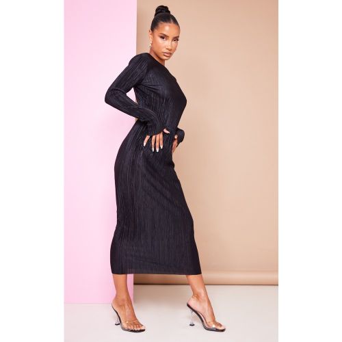 Jupe mi-longue plissée à taille haute - PrettyLittleThing - Modalova