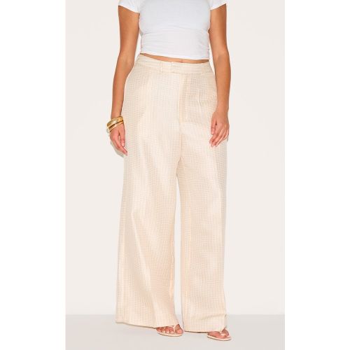 Plus Pantalon de tailleur tissé texturé - PrettyLittleThing - Modalova