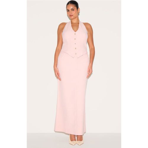Plus Jupe de tailleur longue tissée - PrettyLittleThing - Modalova