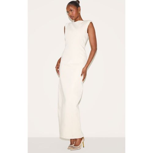 Robe longue tissée à col bateau - PrettyLittleThing - Modalova