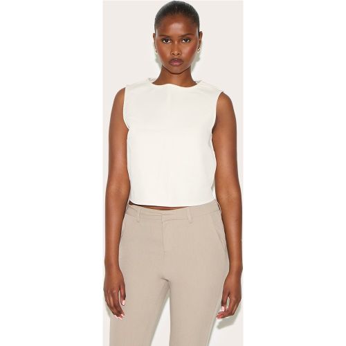 Top droit tissé sans manches | Taille 38 - PrettyLittleThing - Modalova