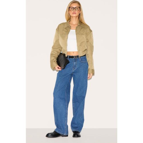 Jean droit à taille mi-haute - PrettyLittleThing - Modalova