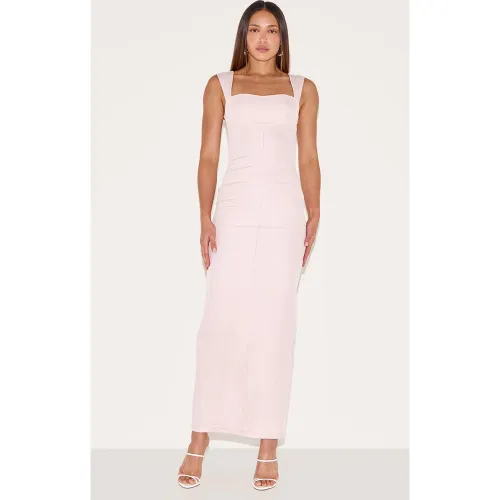 Tall Robe longue moulante tissée - PrettyLittleThing - Modalova