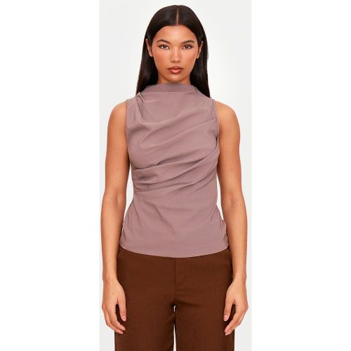 Top long ajusté en bengaline à fronces - PrettyLittleThing - Modalova
