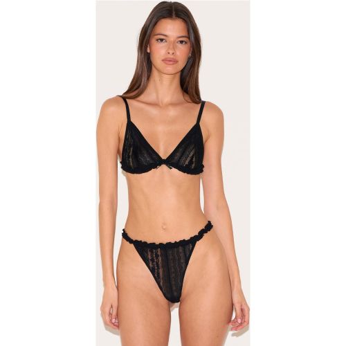 Ensemble de lingerie en dentelle texturée - PrettyLittleThing - Modalova