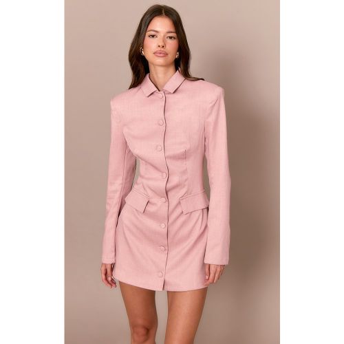 Mini robe de tailleur à boutons et poches - PrettyLittleThing - Modalova