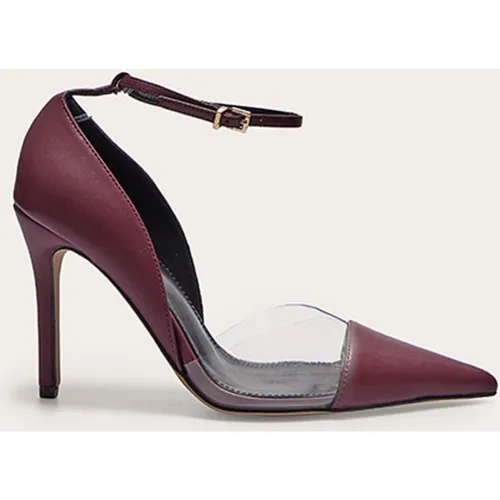 Escarpins pointus en PU à talon haut et partie en perspex - PrettyLittleThing - Modalova