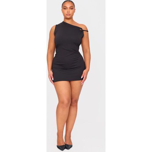 Plus Mini robe sans manches à contours et détail noué - PrettyLittleThing - Modalova