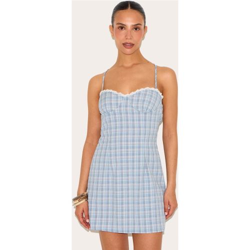 Petite Robe Trapèze à Carreaux - PrettyLittleThing - Modalova