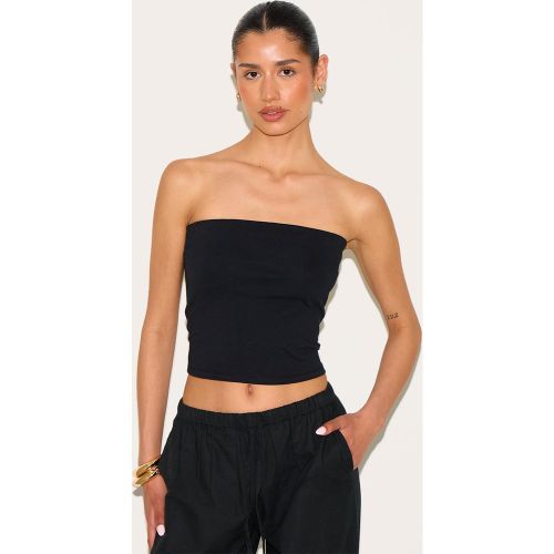 Tall Top bandeau en coton doux | Taille 44 - PrettyLittleThing - Modalova