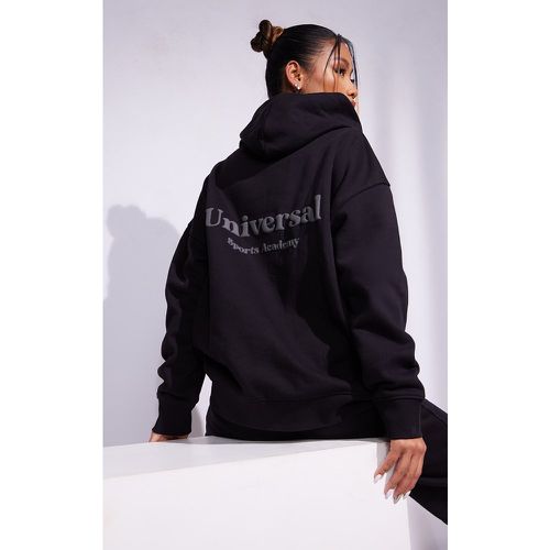 Deluxe Hoodie oversize à slogan Sports Academy en relief - PrettyLittleThing - Modalova