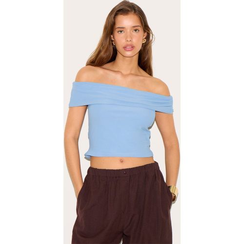 Top long doux à col bardot - PrettyLittleThing - Modalova
