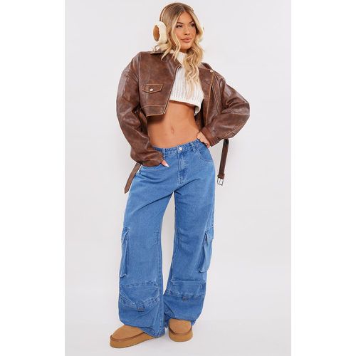 Pantalon cargo large à coupe boyfriend - PrettyLittleThing - Modalova