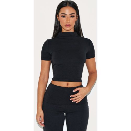 Petite Crop top modal à mancherons - PrettyLittleThing - Modalova