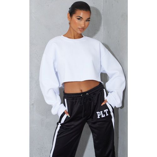 Sweat court oversize blanc, Blanc - PrettyLittleThing - Modalova