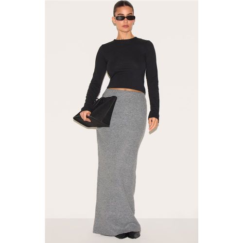 Jupe longue en maille mélangée - PrettyLittleThing - Modalova