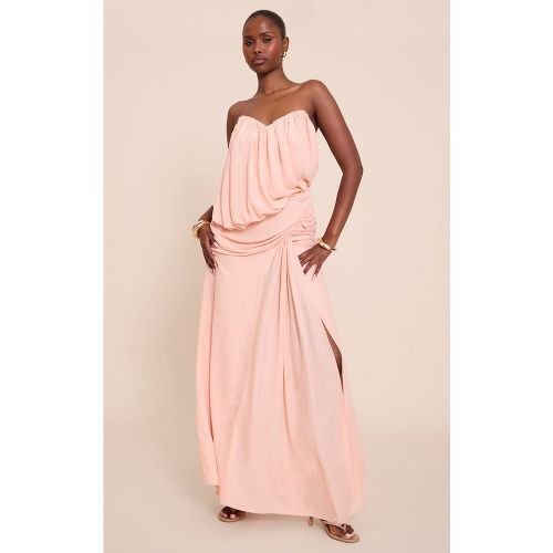 Robe bustier longue drapée - PrettyLittleThing - Modalova
