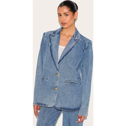 Tall Blazer oversize en jean à boutons - PrettyLittleThing - Modalova