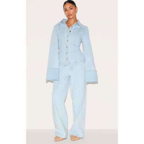Petite Jean droit à taille mi-haute - PrettyLittleThing - Modalova