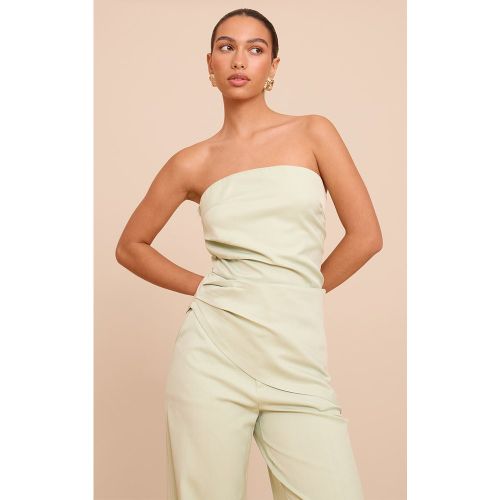 Top bustier de tailleur tissé - PrettyLittleThing - Modalova