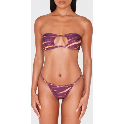 Bas de maillot de bain imprimé abstrait - PrettyLittleThing - Modalova