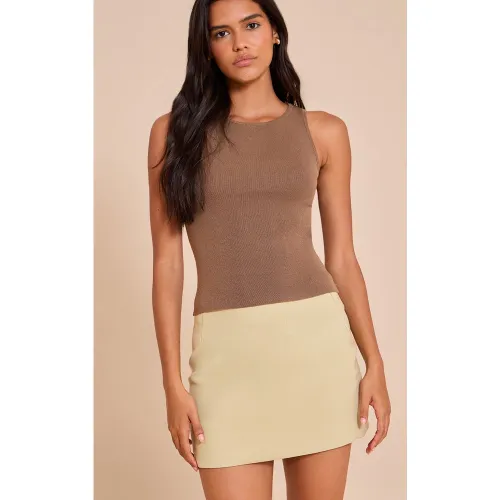 Mini-jupe trapèze tissée - PrettyLittleThing - Modalova