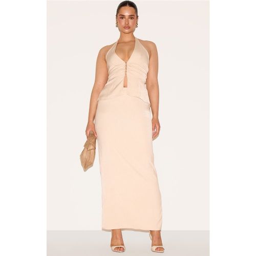 Shape Jupe de tailleur longue tissée à taille haute | Taille 38 - PrettyLittleThing - Modalova