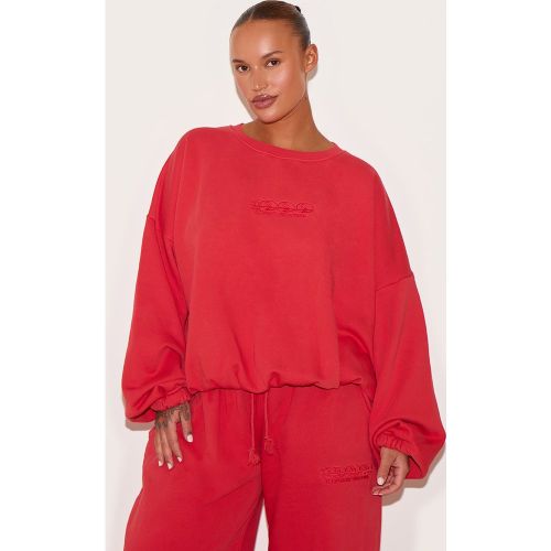 Plus Sweat oversize brodé "" - PrettyLittleThing - Modalova