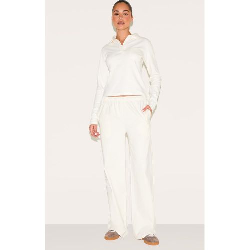 Pantalon large ample en coton épais - PrettyLittleThing - Modalova