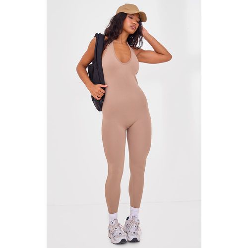 PLT Sport Combinaison moulante dos nu sans coutures froncée sur les côtés - PrettyLittleThing - Modalova