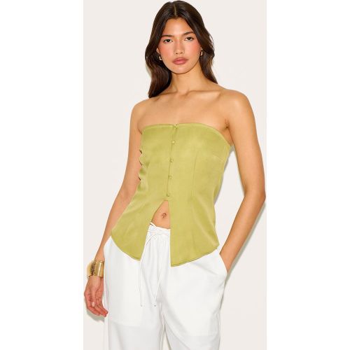 Gilet bustier ajusté à boutons - PrettyLittleThing - Modalova