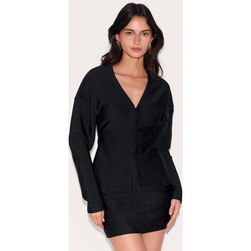 Cardigan de tailleur profond à agrafes et oeillets - PrettyLittleThing - Modalova