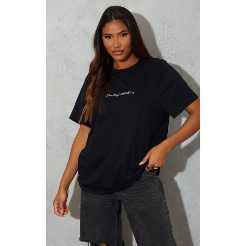 T-shirt oversize en coton biologique - PrettyLittleThing - Modalova